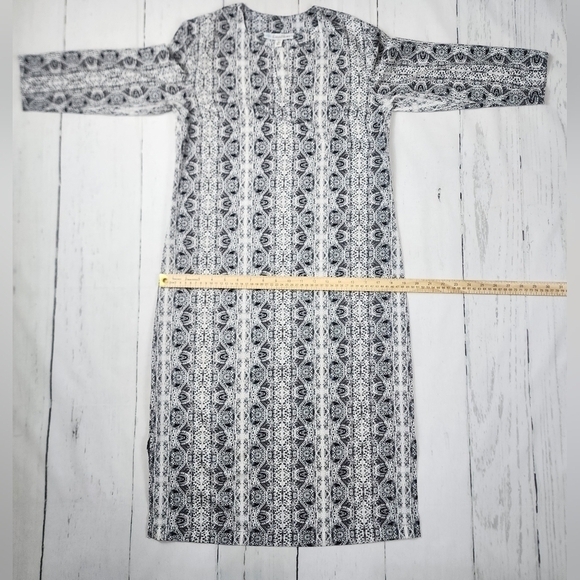 COOLIBAR FIJI Long Tunic, 3/4 Sleeve,  Modest Midi Dress UPF 50+  Size X Small - Picture 6 of 10